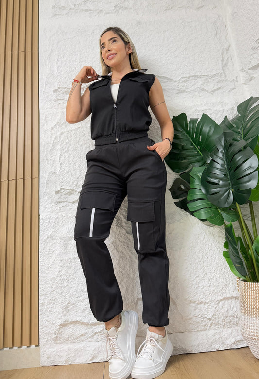 Conjunto Cargo en Bengalina – Estilo y Comodidad para Cada Día